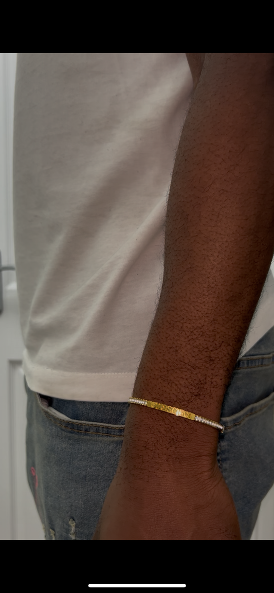 18K Gold Stainless Steel Bracelet